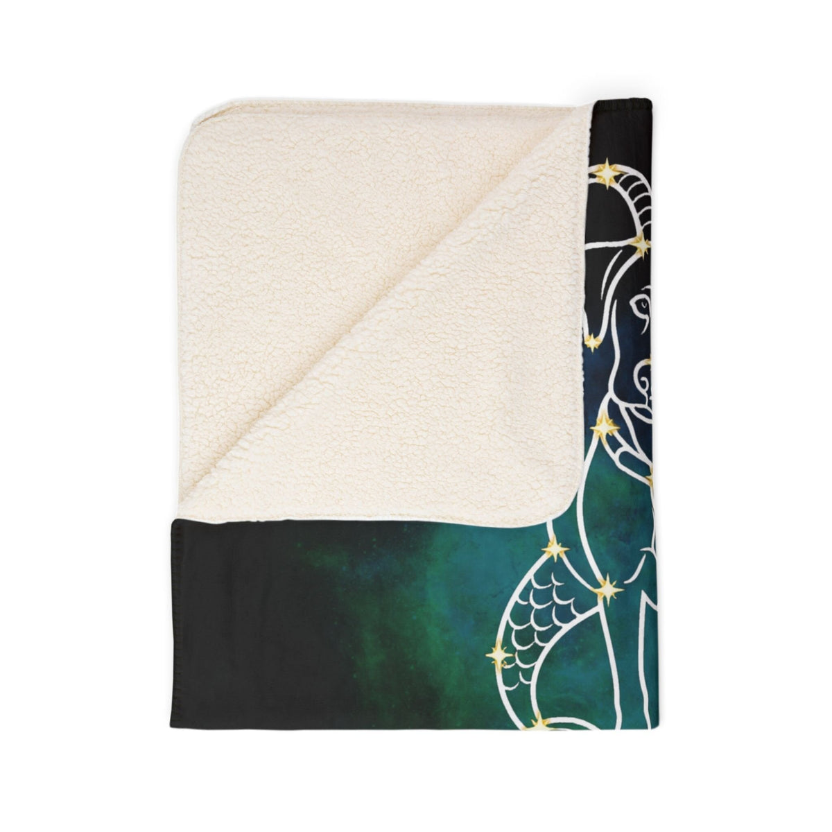 Personalized Capricorn Dog Sherpa Blanket | Modern Sketch Photo Upload_Doggo Mojo_Sherpa Blankets_9