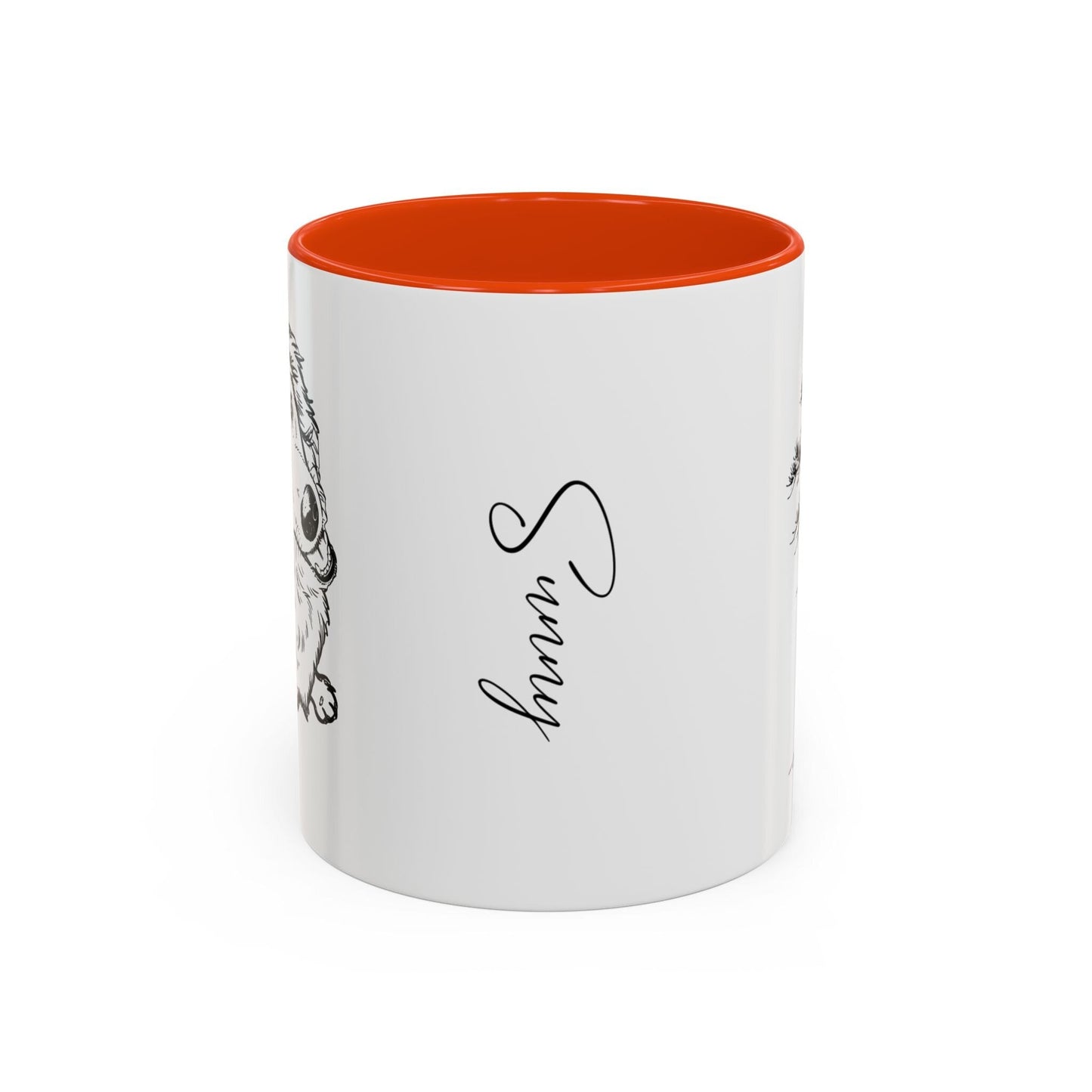 Personalized Central Dog Ceramic Accent Mug | Modern Sketch Photo Upload_Doggo Mojo_Ceramic Mugs_11