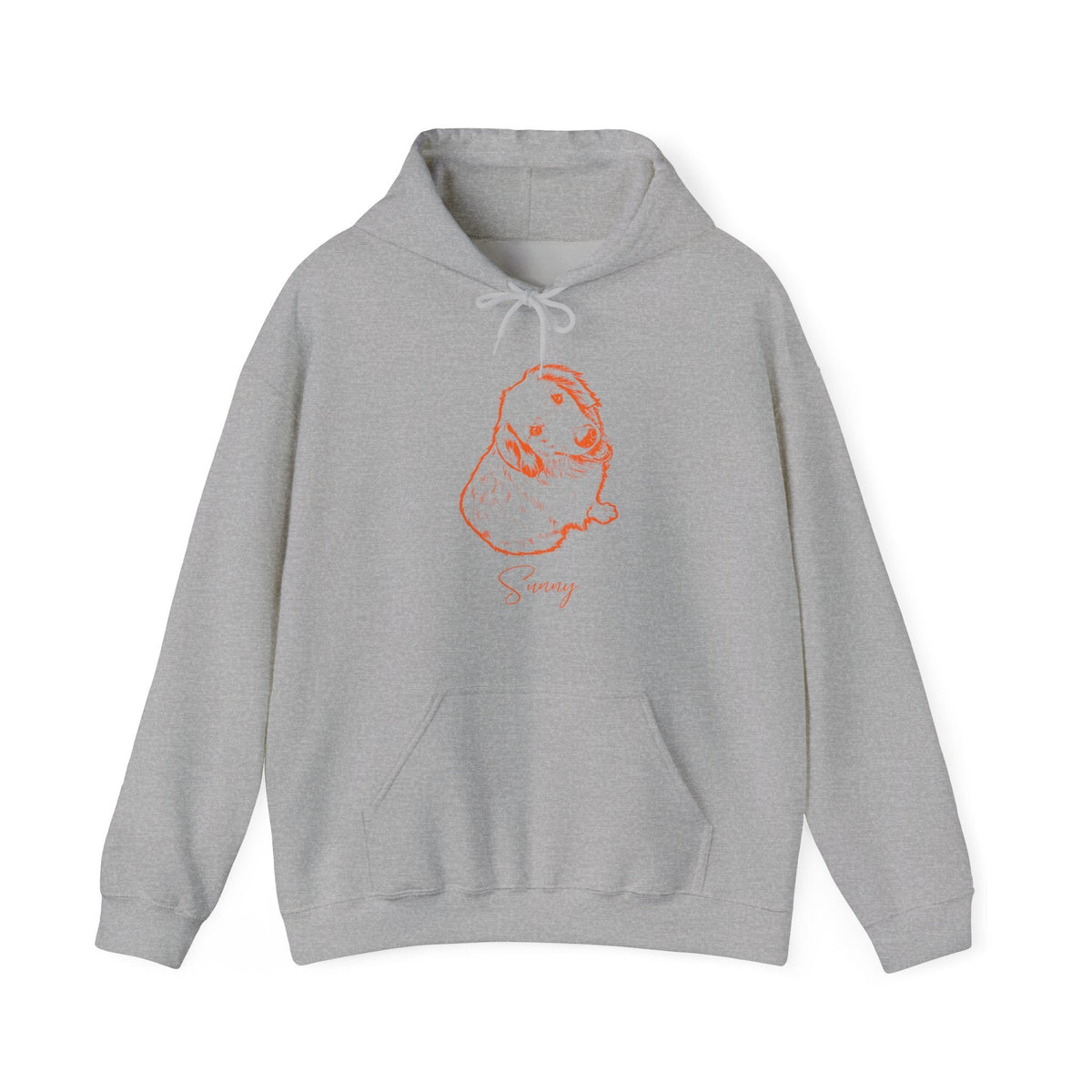 Personalized Central Dog Hoodie | Modern Sketch Photo Upload_Doggo Mojo_Hoodie_8