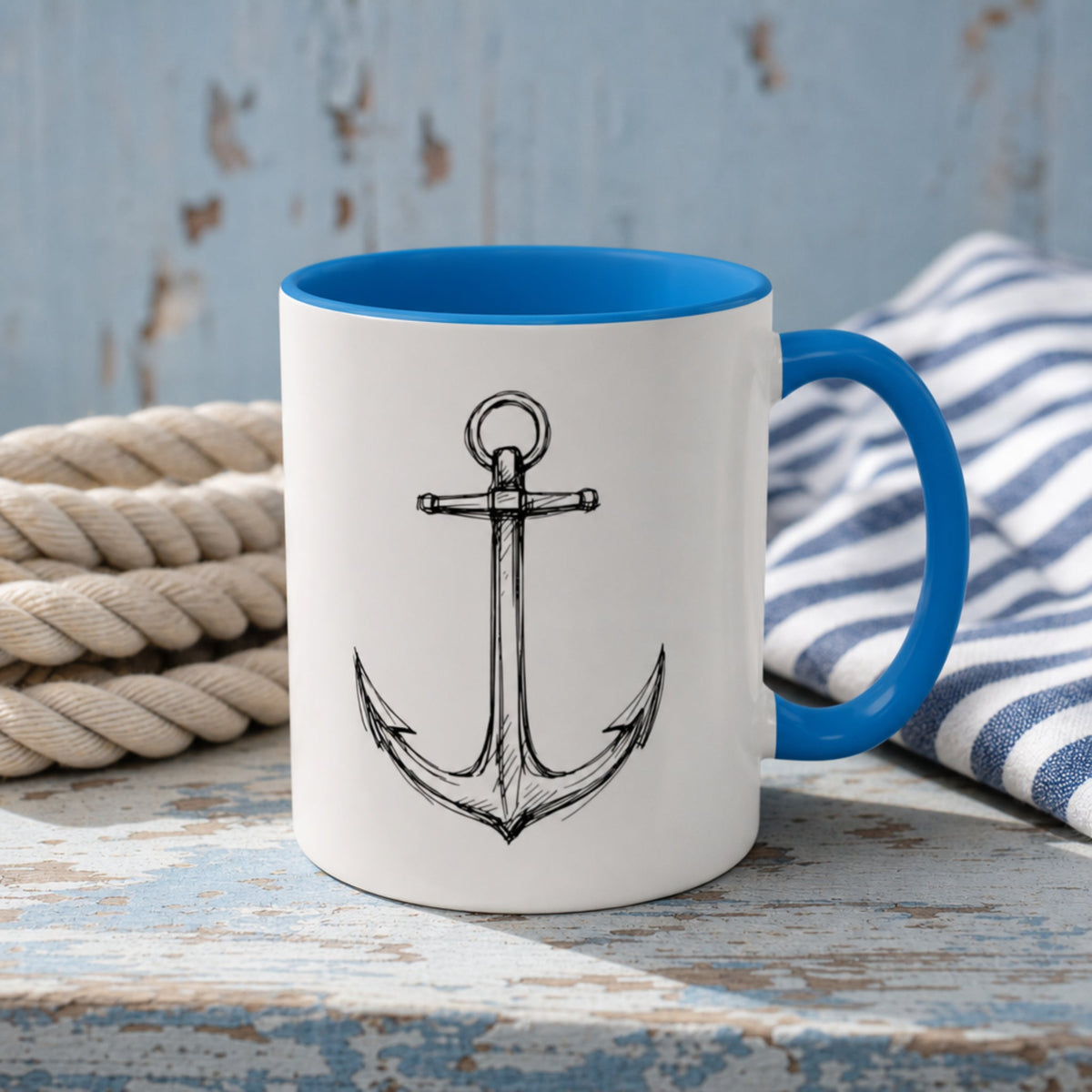 Personalized Coastal Dog Accent Mug | Modern Sketch Ceramic Cup_Doggo Mojo_Ceramic Mugs_5