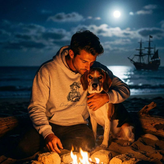 Personalized Coastal Dog Hoodie | Modern Sketch Photo Upload_Doggo Mojo_Hoodie_1