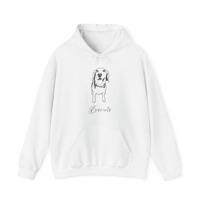 Personalized Coastal Dog Hoodie | Modern Sketch Photo Upload_Doggo Mojo_Hoodie_9
