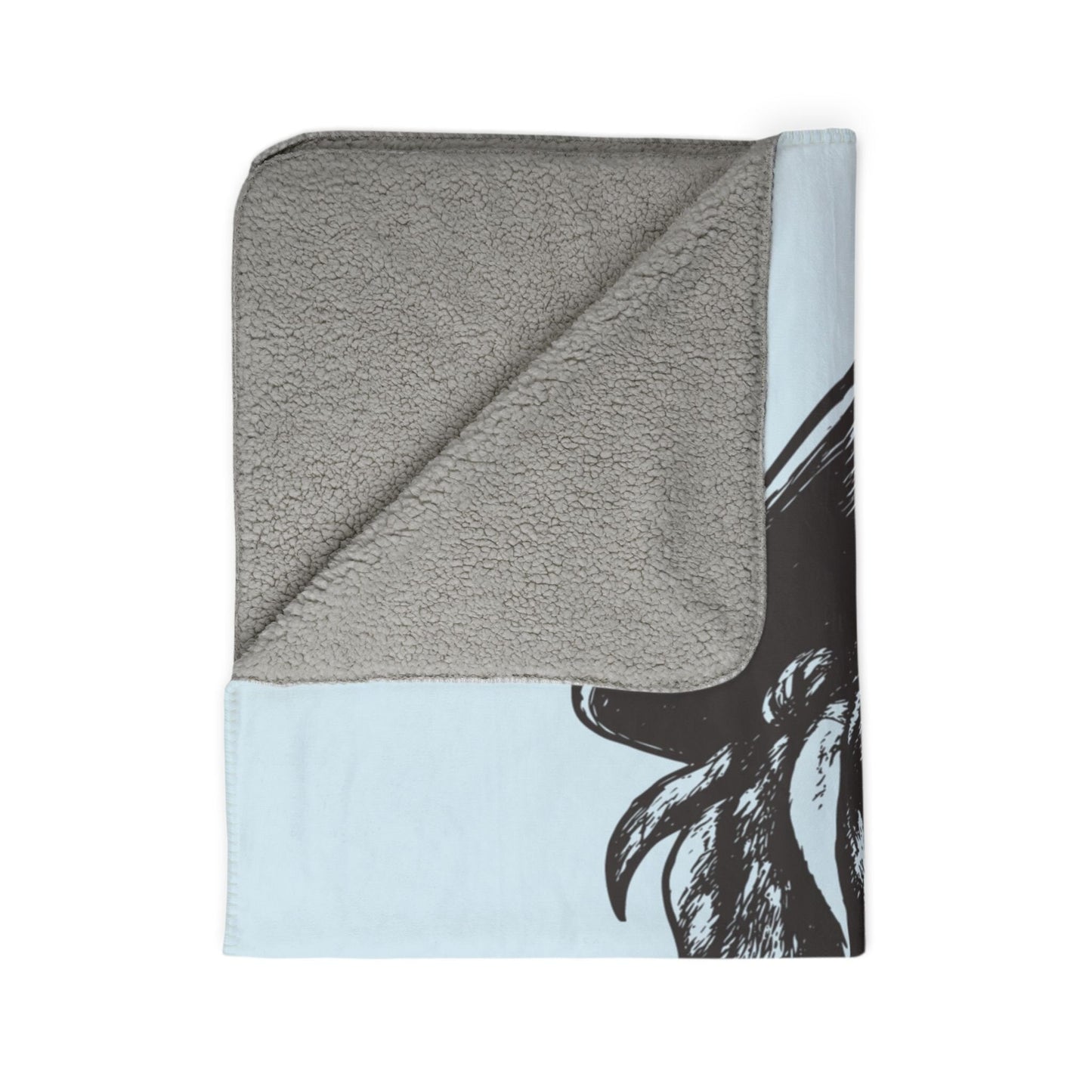 Personalized Coastal Dog Sherpa Blanket | Modern Sketch Photo Upload_Doggo Mojo_Blankets_10