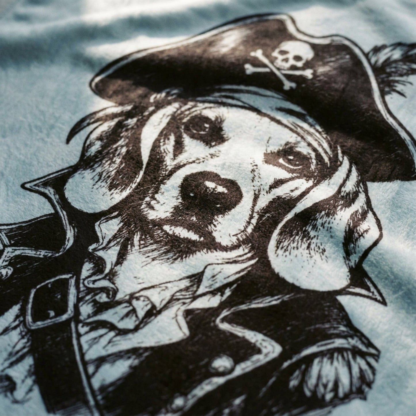 Personalized Coastal Dog Sherpa Blanket | Modern Sketch Photo Upload_Doggo Mojo_Blankets_5