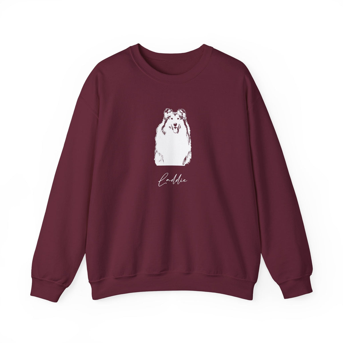 Personalized College Station Dog Sweatshirt | Modern Sketch Photo Upload_Doggo Mojo_Sweatshirt_6
