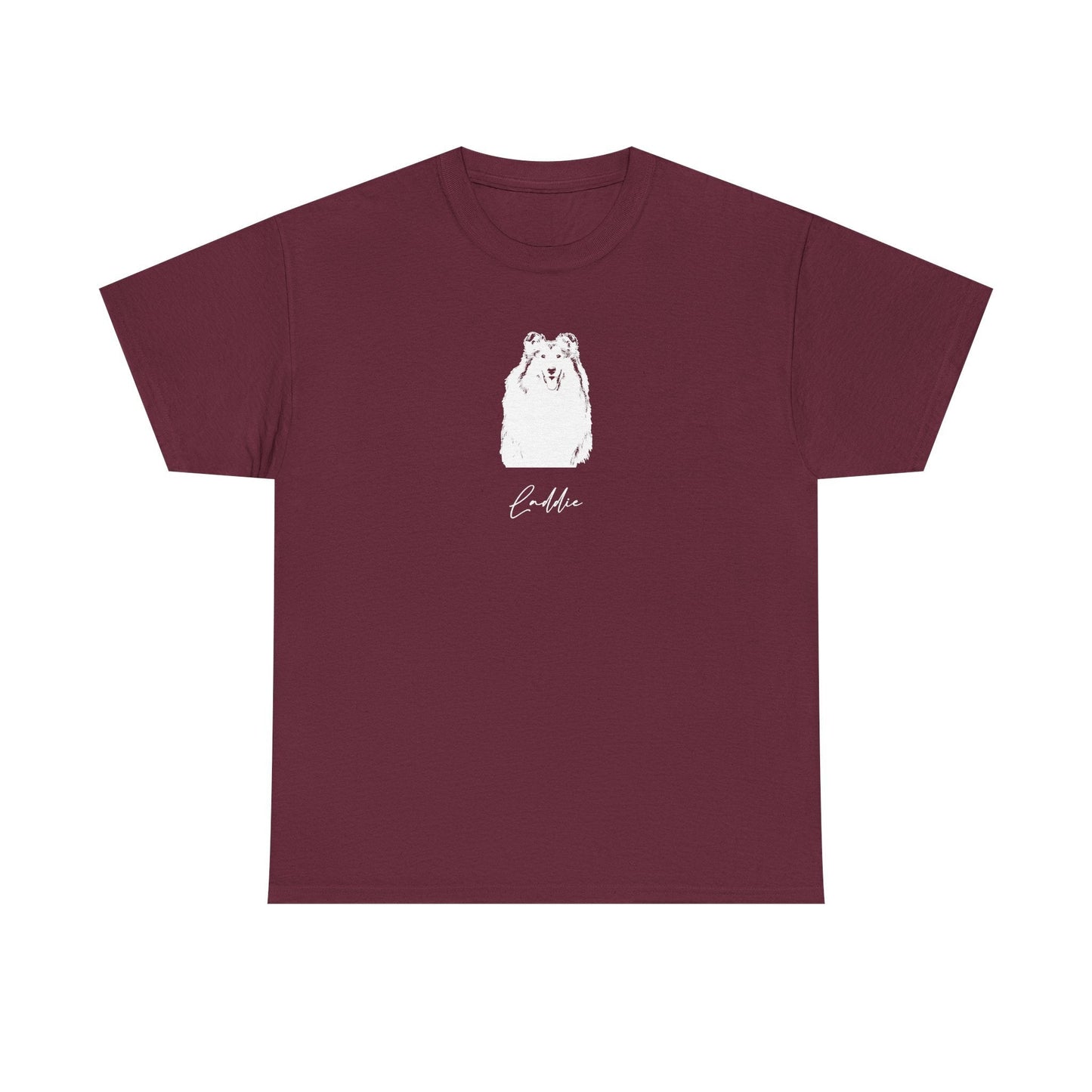 Personalized College Station Dog T-Shirt | Modern Sketch Photo Upload_Doggo Mojo_T-shirts_6