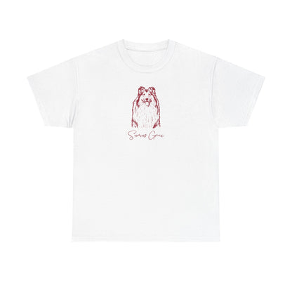 Personalized College Station Dog T-Shirt | Modern Sketch Photo Upload_Doggo Mojo_T-shirts_7