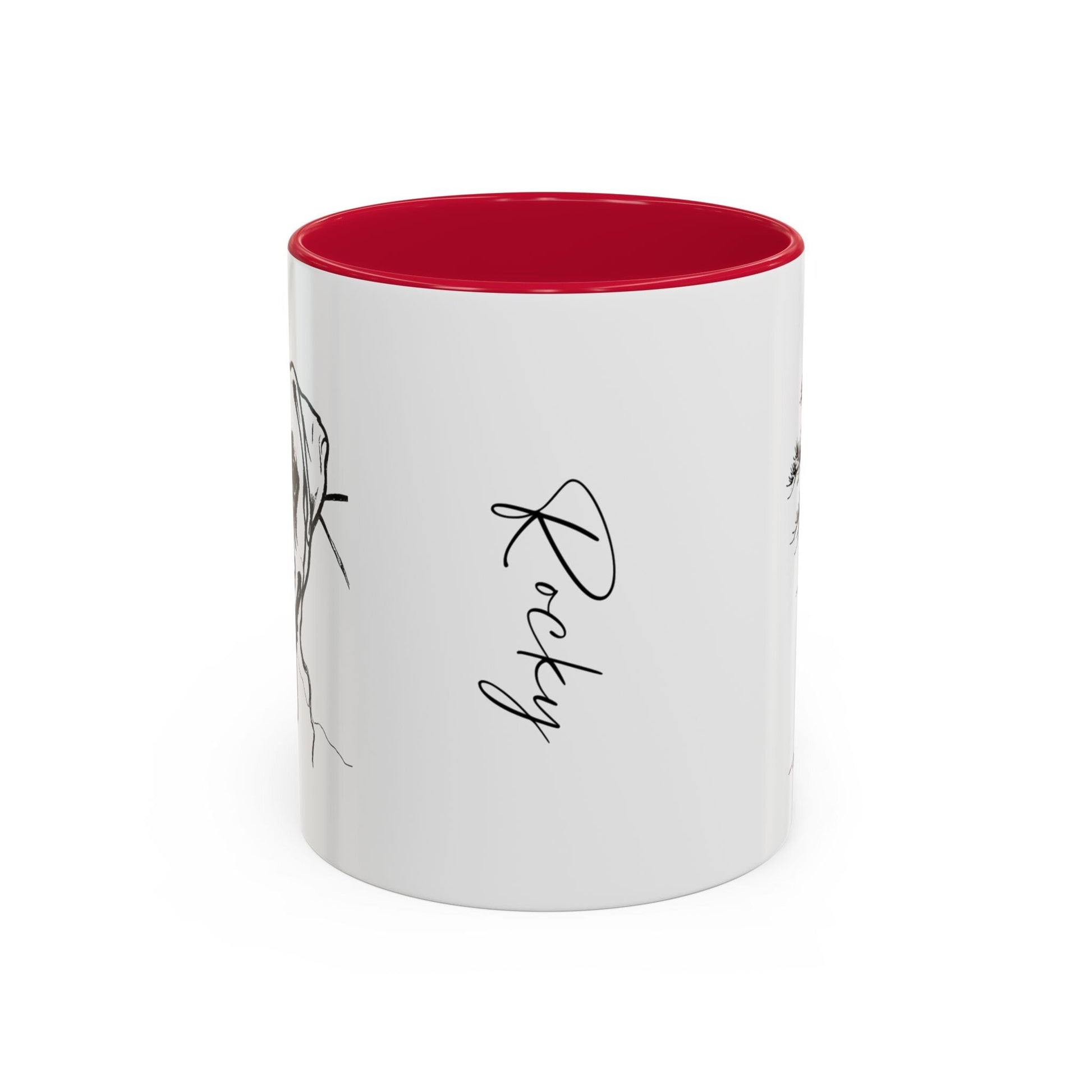 Personalized Columbus Dog Ceramic Accent Mug | Modern Sketch Photo Upload_Doggo Mojo_Ceramic Mugs_11