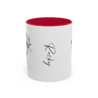 Personalized Columbus Dog Ceramic Accent Mug | Modern Sketch Photo Upload_Doggo Mojo_Ceramic Mugs_11