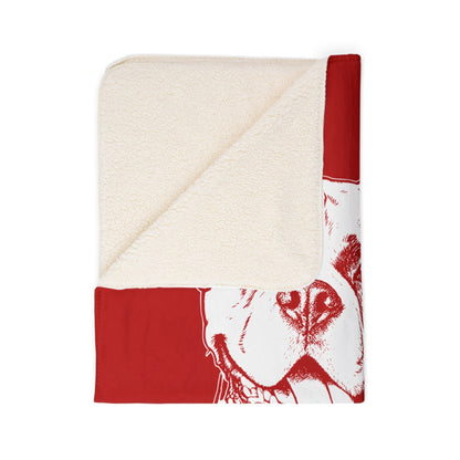 Personalized Columbus Dog Sherpa Blanket | Modern Sketch Photo Upload_Doggo Mojo_Sherpa Blankets_8