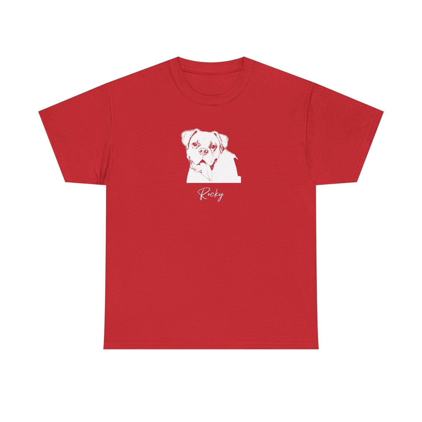 Personalized Columbus Dog T-Shirt | Modern Sketch Photo Upload_Doggo Mojo_T-shirts_6