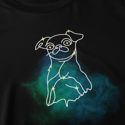 Personalized Comfort Colors T-Shirt | Mystic Constellation Design | Add Dog Photo & Name_Doggo Mojo_T-shirts_5