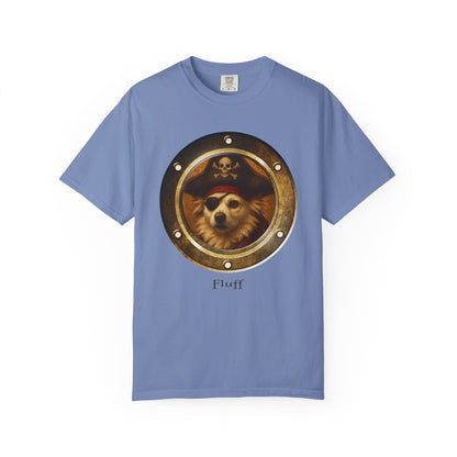 Personalized Comfort Colors T-Shirt | Pirate Pup Design with Your Dog's Photo & Name_Doggo Mojo_T-shirts_15