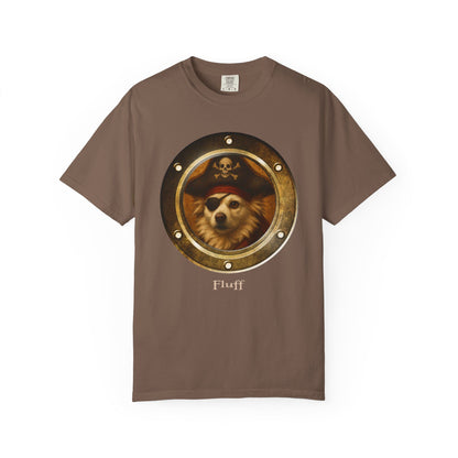 Personalized Comfort Colors T-Shirt | Pirate Pup Design with Your Dog's Photo & Name_Doggo Mojo_T-shirts_18