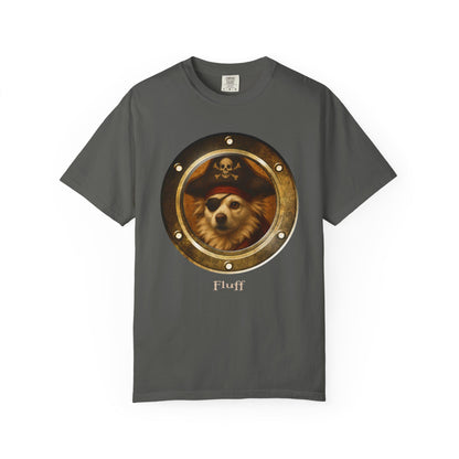 Personalized Comfort Colors T-Shirt | Pirate Pup Design with Your Dog's Photo & Name_Doggo Mojo_T-shirts_19