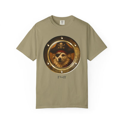 Personalized Comfort Colors T-Shirt | Pirate Pup Design with Your Dog's Photo & Name_Doggo Mojo_T-shirts_13