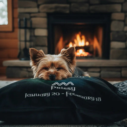 Personalized Dog Blanket | Aquarius Zodiac Design with Your Dog's Photo & Name_Doggo Mojo_Blankets_3