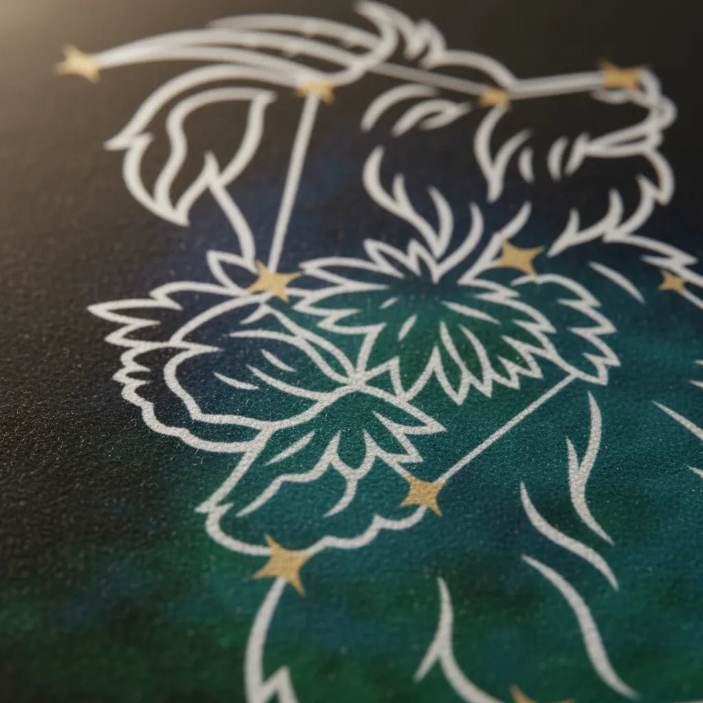 Personalized Dog Blanket | Capricorn Zodiac Design with Your Dog's Photo & Name_Doggo Mojo_Blankets_5