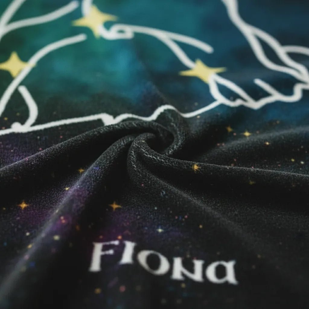 Personalized Dog Blanket | Mystic Dog Design with Your Dog's Photo & Name_Doggo Mojo_Blankets_5