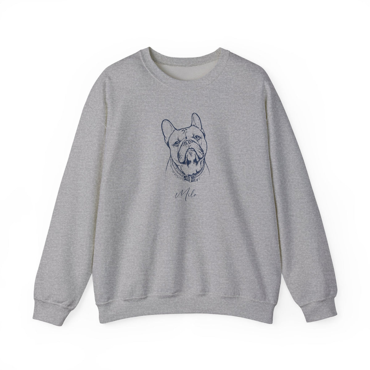 Personalized Durham Dog Sweatshirt | Modern Sketch Photo Upload_Doggo Mojo_Sweatshirt_7