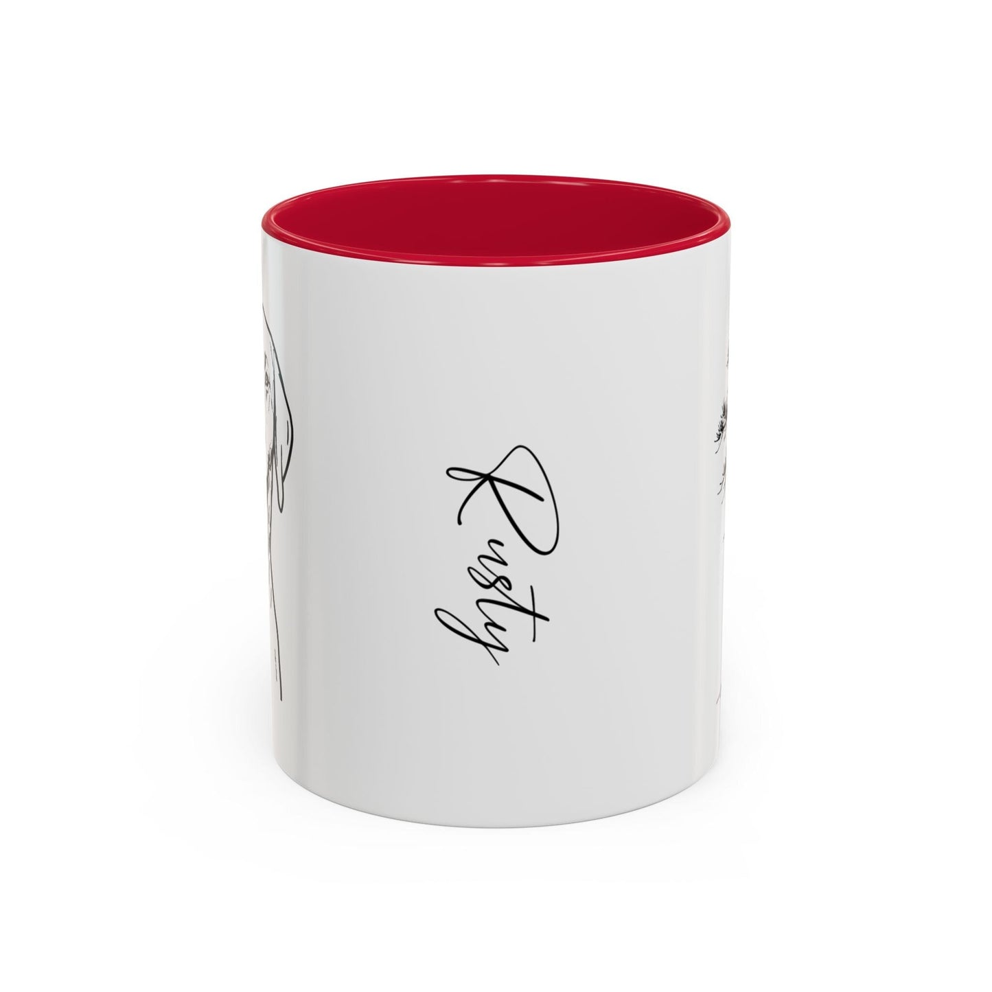 Personalized Fayetteville Dog Ceramic Accent Mug | Modern Sketch Photo Upload_Doggo Mojo_Ceramic Mugs_11