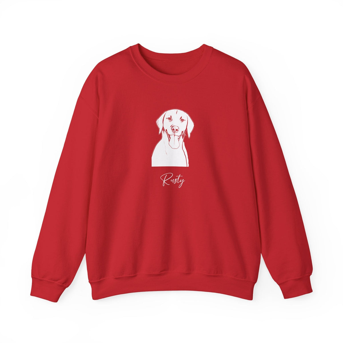 Personalized Fayetteville Dog Sweatshirt | Modern Sketch Photo Upload_Doggo Mojo_Sweatshirt_6