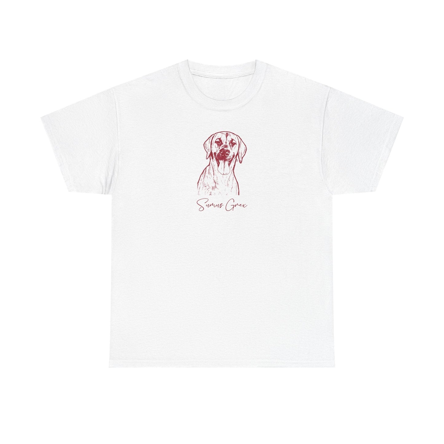 Personalized Fayetteville Dog T-Shirt | Modern Sketch Photo Upload_Doggo Mojo_T-shirts_7