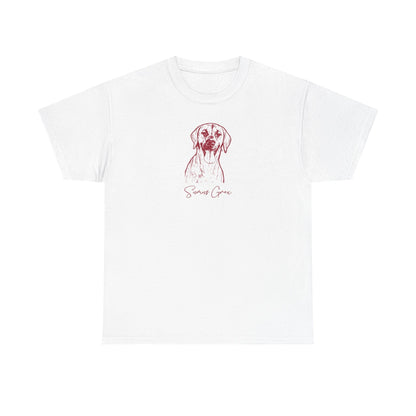 Personalized Fayetteville Dog T-Shirt | Modern Sketch Photo Upload_Doggo Mojo_T-shirts_7