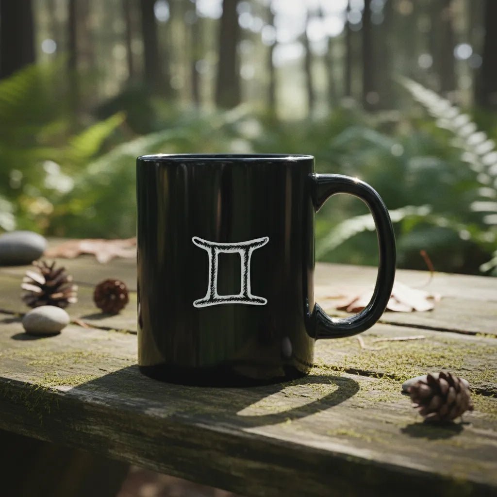 Personalized Gemini Dog Mug | Modern Sketch Photo Upload_Doggo Mojo_Ceramic Mugs_5