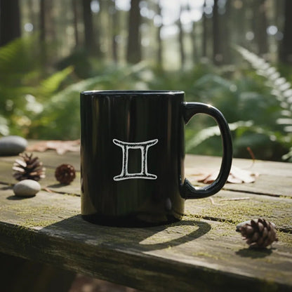 Personalized Gemini Dog Mug | Modern Sketch Photo Upload_Doggo Mojo_Ceramic Mugs_5