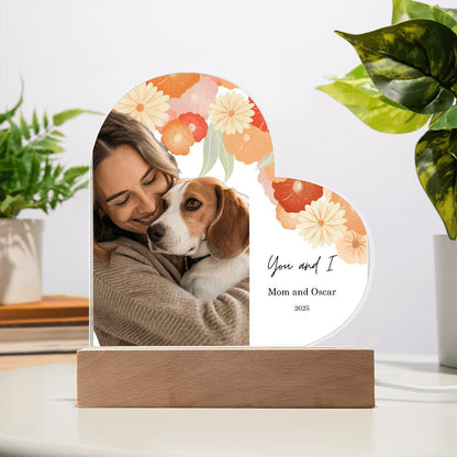 Personalized Heart LED Plaque - Pet & Owner_Doggo Mojo_Novelty Signs_5