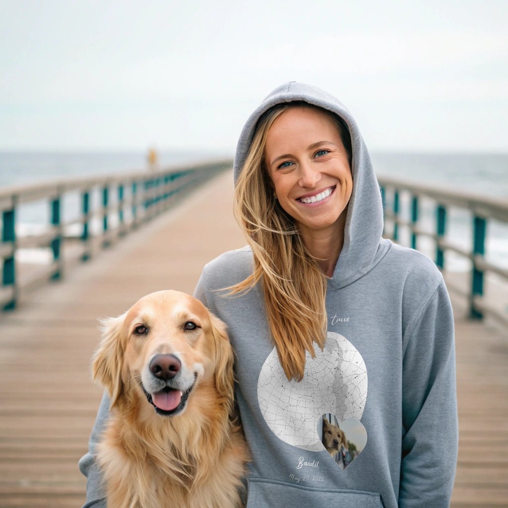 Personalized Hoodie: Gotcha Day Dreams with Your Dog's Photo & Name_Doggo Mojo_Hoodies_2