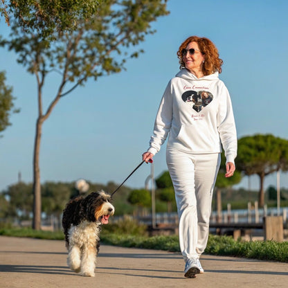 Personalized Hoodie: Love Connection with 2 Photos & Names_Doggo Mojo_Hoodies_1