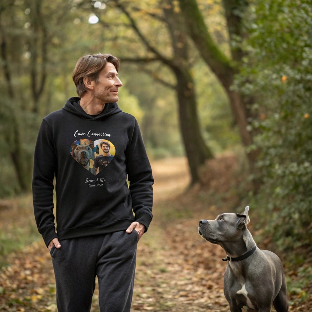 Personalized Hoodie: Love Connection with 2 Photos & Names_Doggo Mojo_Hoodies_3