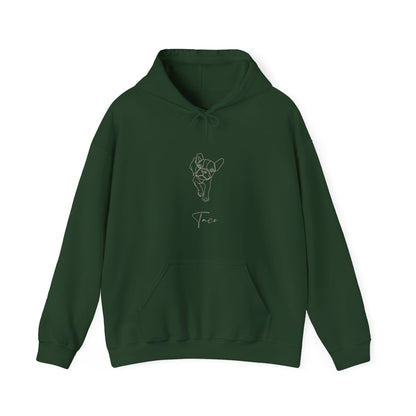 Personalized Hoodie: Minimal Line Art with Your Dog's Photo & Name_Doggo Mojo_Hoodies_7