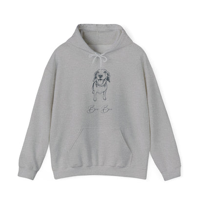 Personalized Hoodie | Modern Sketch Portrait with Your Dog's Photo & Name_Doggo Mojo_Hoodies_14