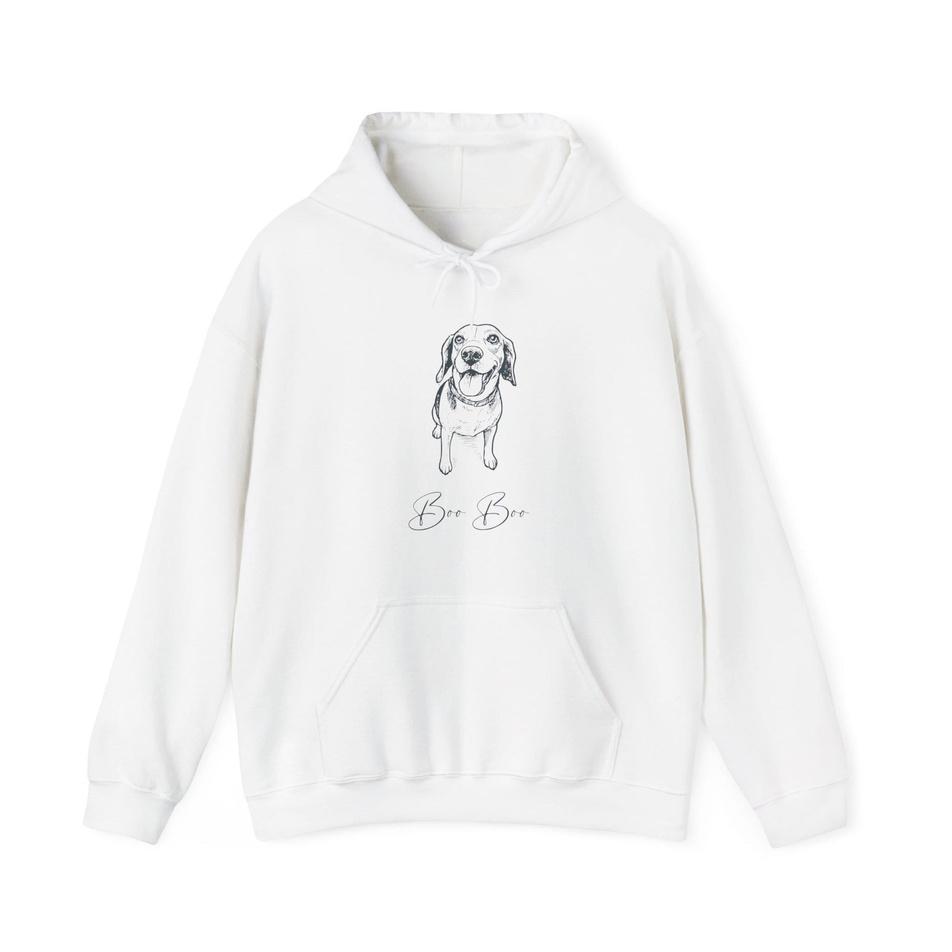 Personalized Hoodie | Modern Sketch Portrait with Your Dog's Photo & Name_Doggo Mojo_Hoodies_10