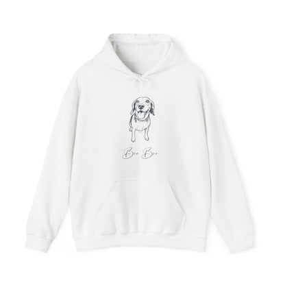 Personalized Hoodie | Modern Sketch Portrait with Your Dog's Photo & Name_Doggo Mojo_Hoodies_10