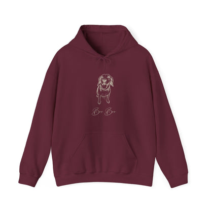 Personalized Hoodie | Modern Sketch Portrait with Your Dog's Photo & Name_Doggo Mojo_Hoodies_15