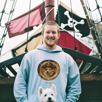 Personalized Hoodie | Pirate Pup Design with Your Dog's Photo & Name_Doggo Mojo_Hoodies_5