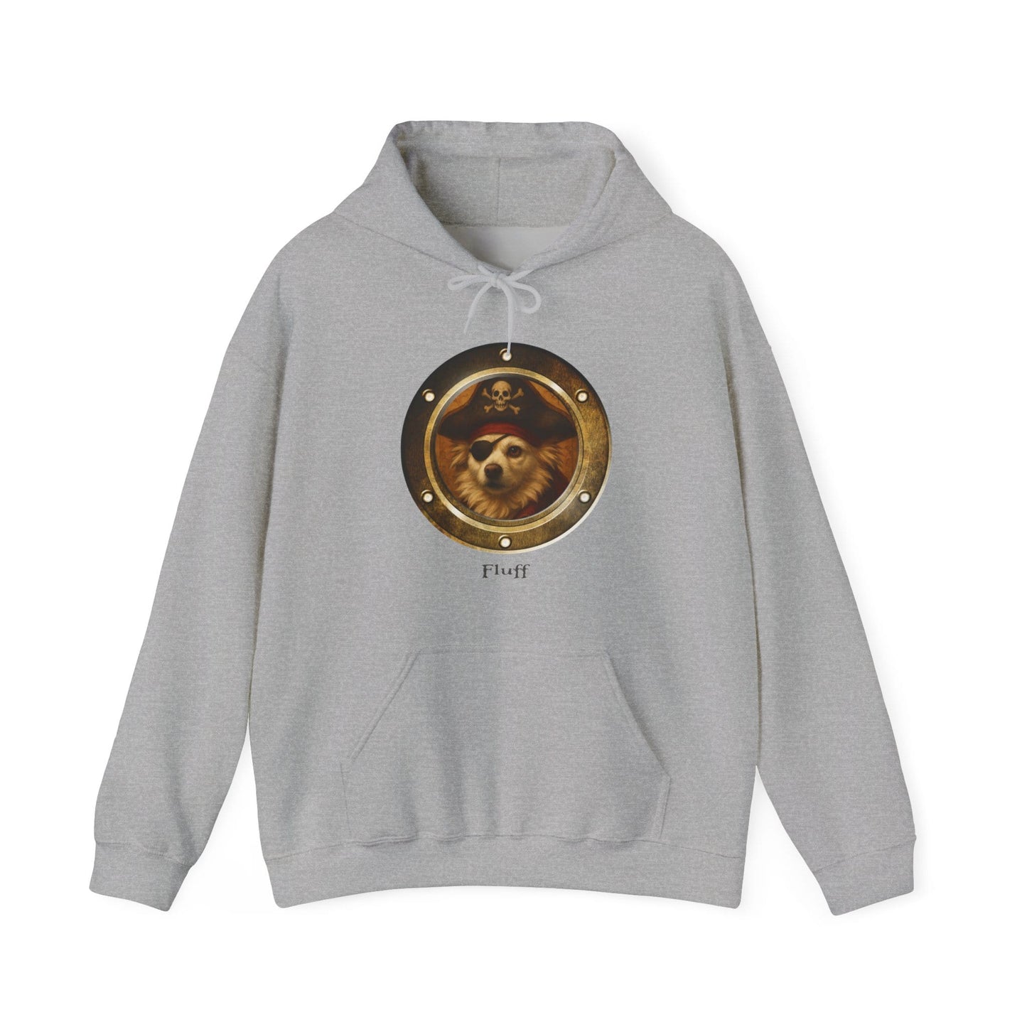 Personalized Hoodie | Pirate Pup Design with Your Dog's Photo & Name_Doggo Mojo_Hoodies_14