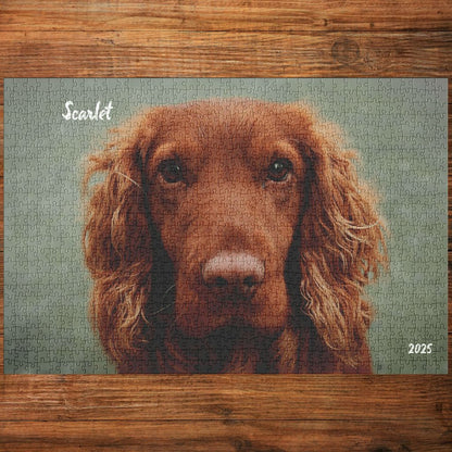 Personalized Jigsaw Puzzle: Largest (1014pc) with Your Dog's Photo, Name & Year_Doggo Mojo_Puzzles_2