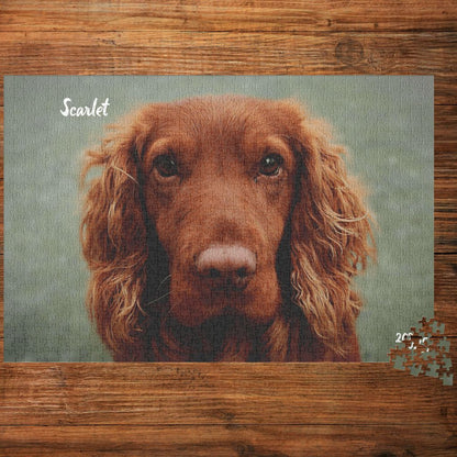 Personalized Jigsaw Puzzle: Largest (1014pc) with Your Dog's Photo, Name & Year_Doggo Mojo_Puzzles_1