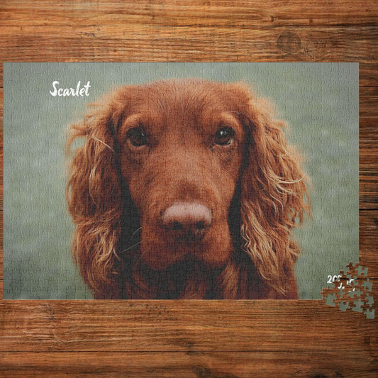 Personalized Jigsaw Puzzle: Largest (1014pc) with Your Dog's Photo, Name & Year_Doggo Mojo_Puzzles_1