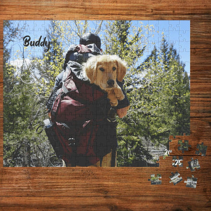 Personalized Jigsaw Puzzle: Rectangle (30 - 500pc) with Your Dog's Photo, Name & Year_Doggo Mojo_Puzzles_6