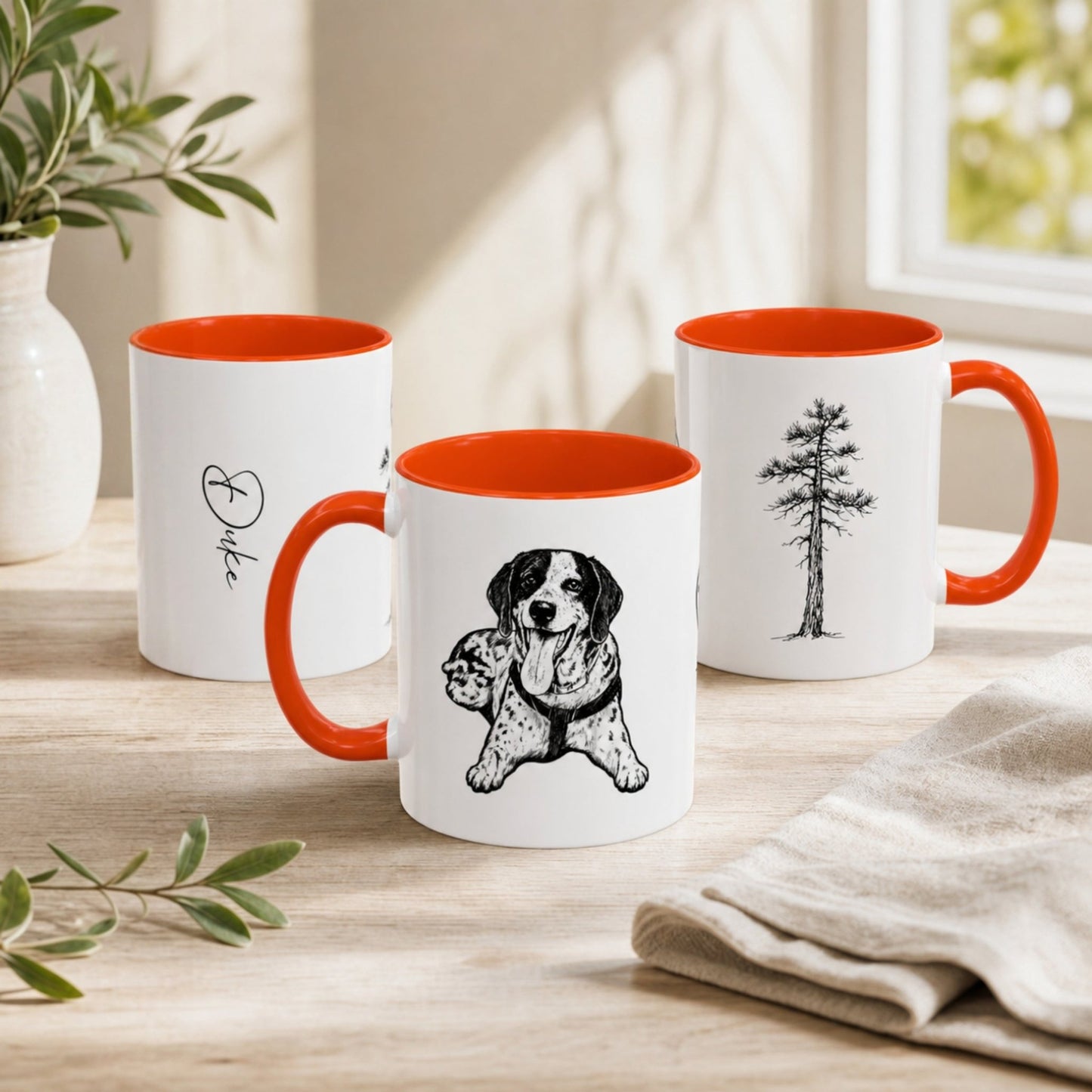 Personalized Knoxville Dog Ceramic Accent Mug | Modern Sketch Photo Upload_Doggo Mojo_Ceramic Mugs_3