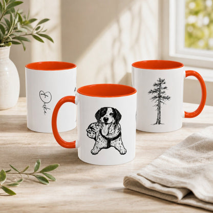 Personalized Knoxville Dog Ceramic Accent Mug | Modern Sketch Photo Upload_Doggo Mojo_Ceramic Mugs_3