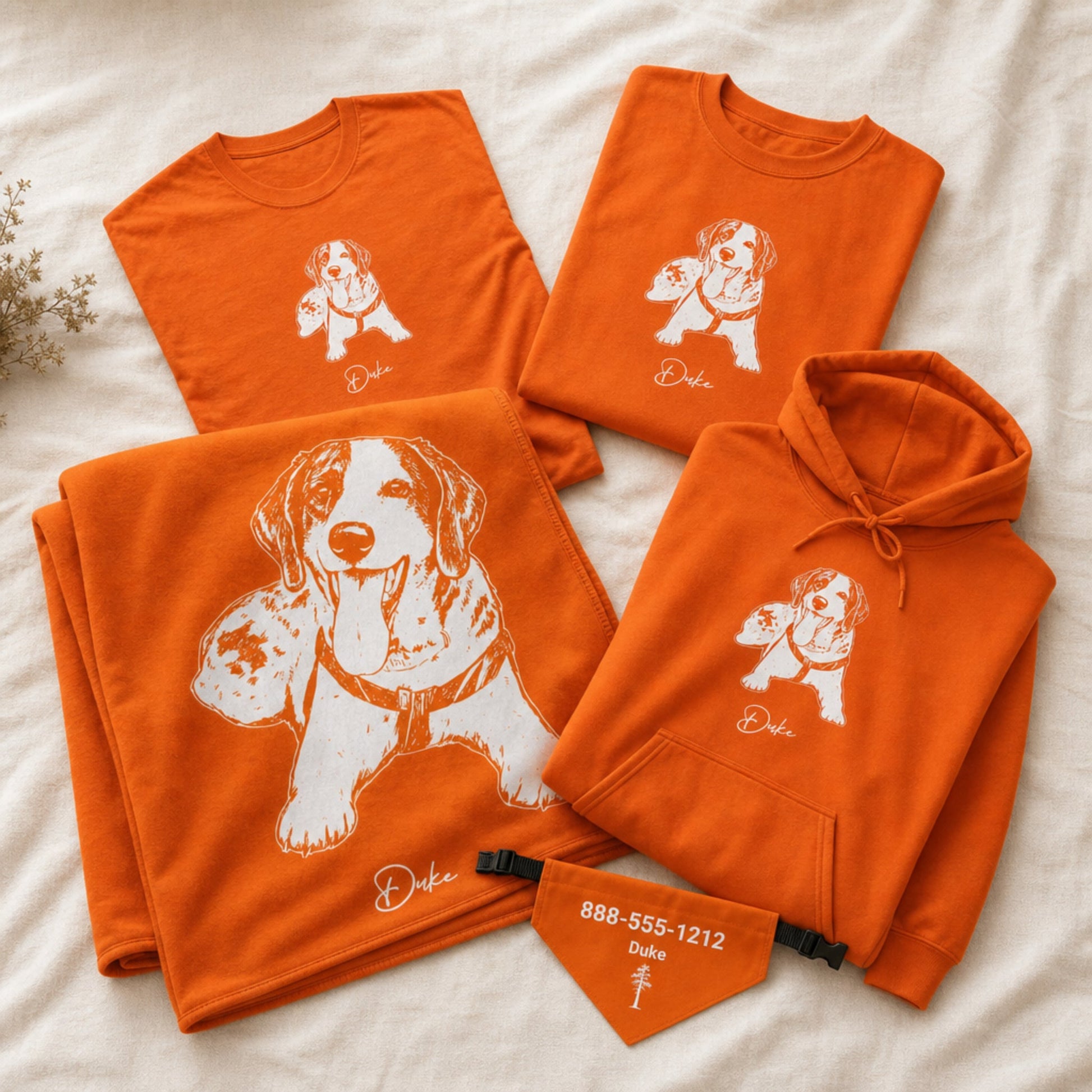 Personalized Knoxville Jack Pine Dog Bandana Collar | Doggo Mojo_Doggo Mojo_Pet Collar_3