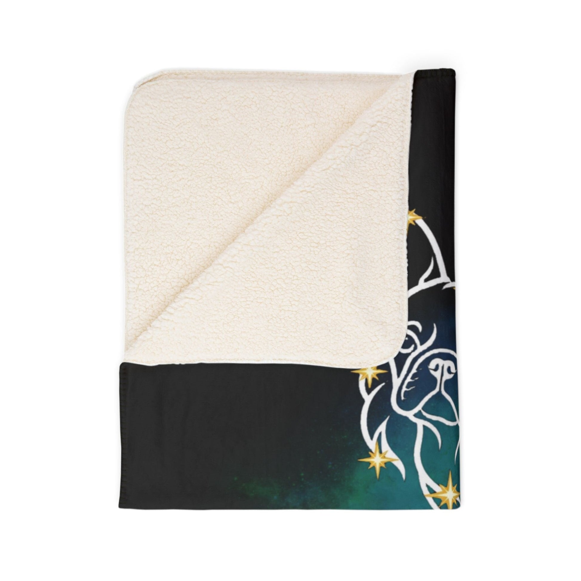 Personalized Leo Dog Sherpa Blanket | Modern Sketch Photo Upload_Doggo Mojo_Blankets_9