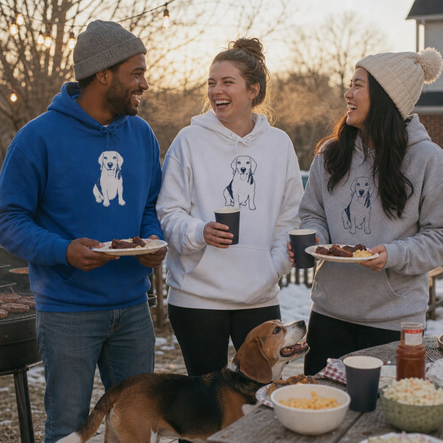 Personalized Lexington Dog Hoodie | Modern Sketch Photo Upload_Doggo Mojo_Hoodie_1